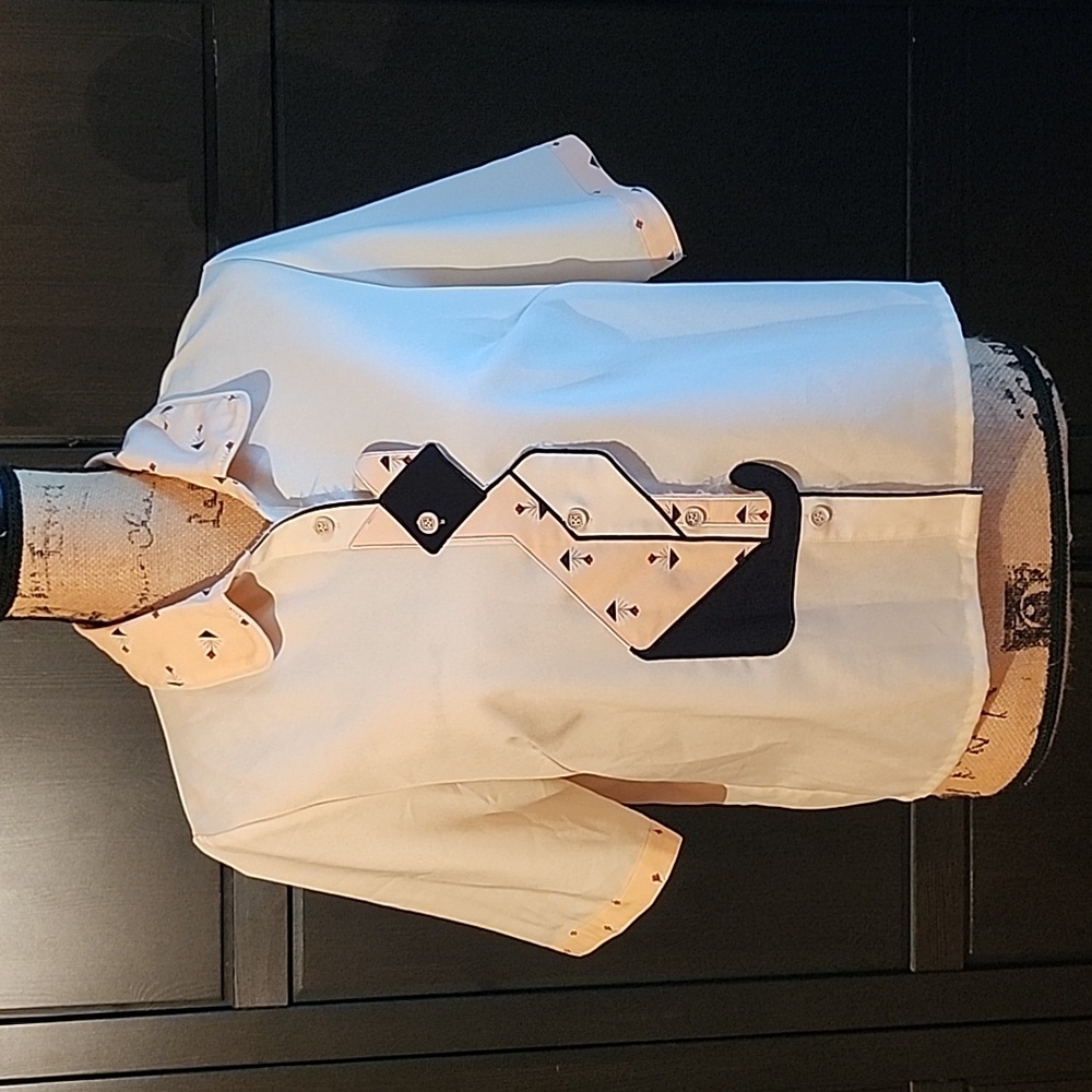 Retro Patchwork Kitty Top - image 1